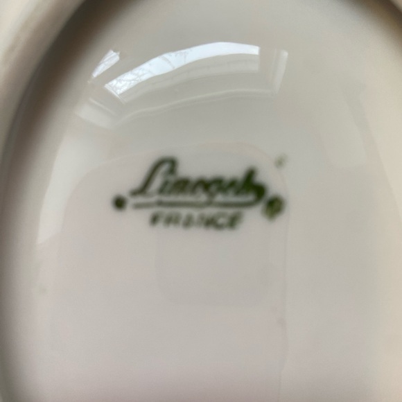 Vintage JLMeneau Graf Von Henneberg Floral & Gold Centerpiece Bowl 12" Long - Picture 15 of 16